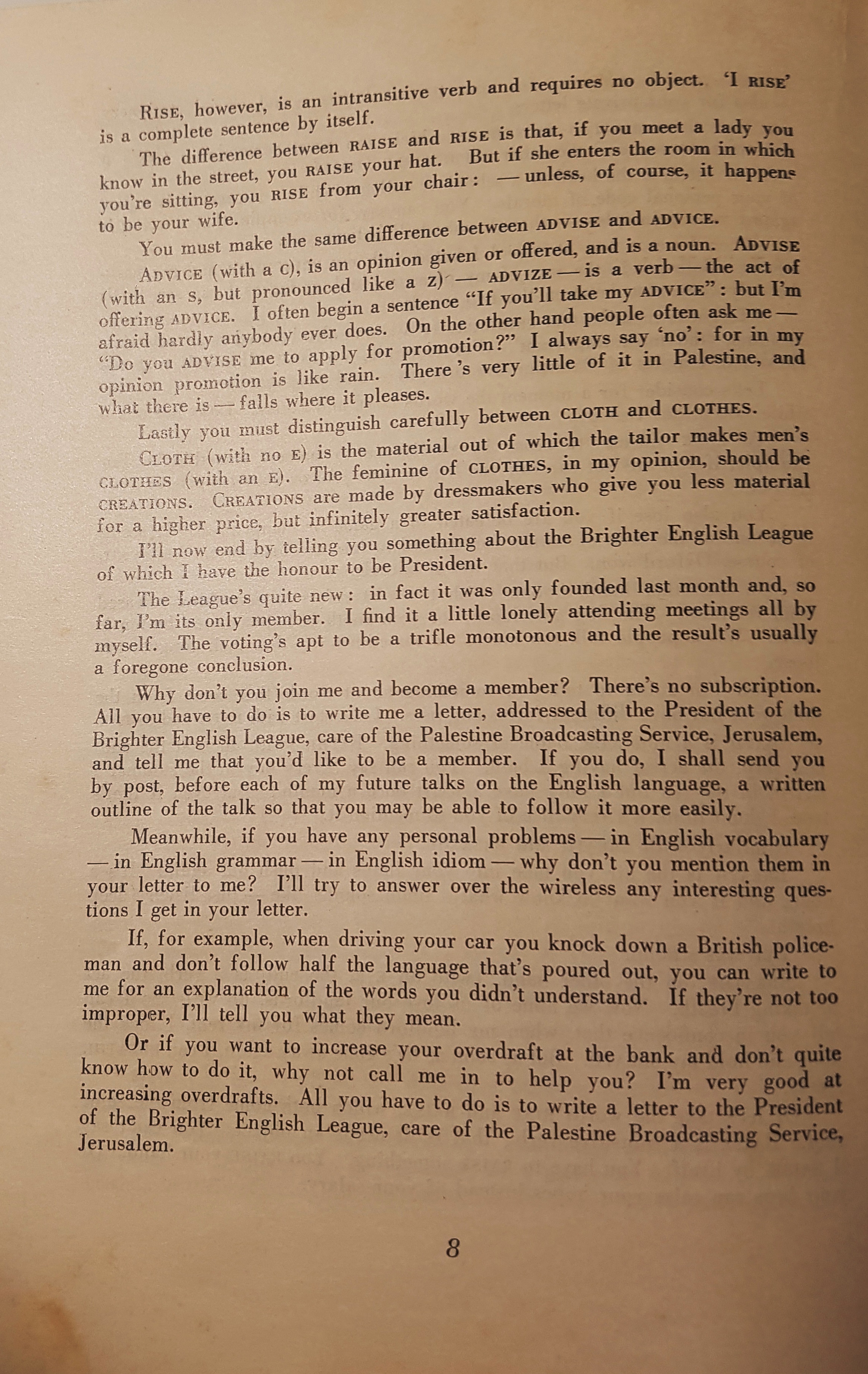   Photo: Let's Speak English  page 8