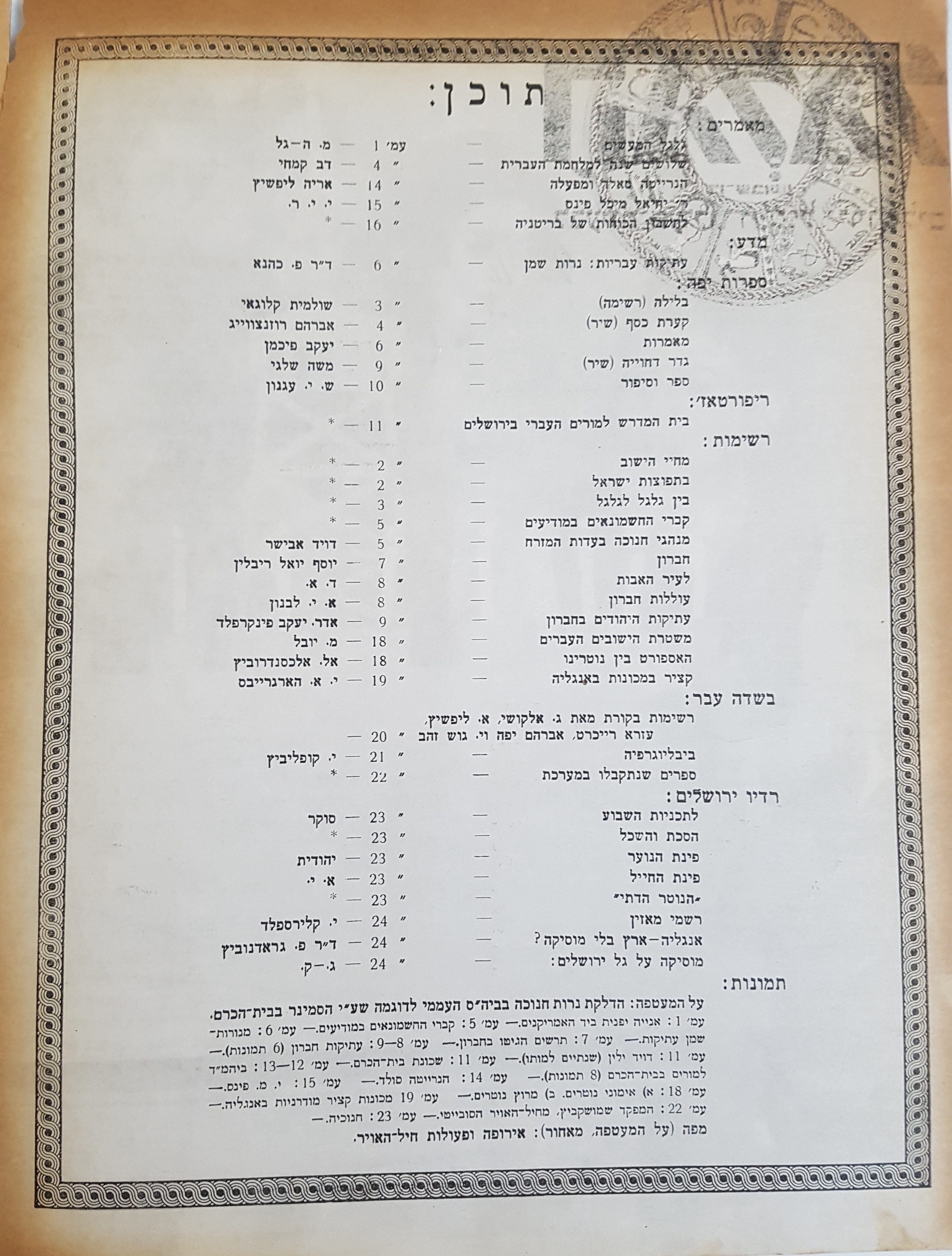   Photo: Inside Front Cover