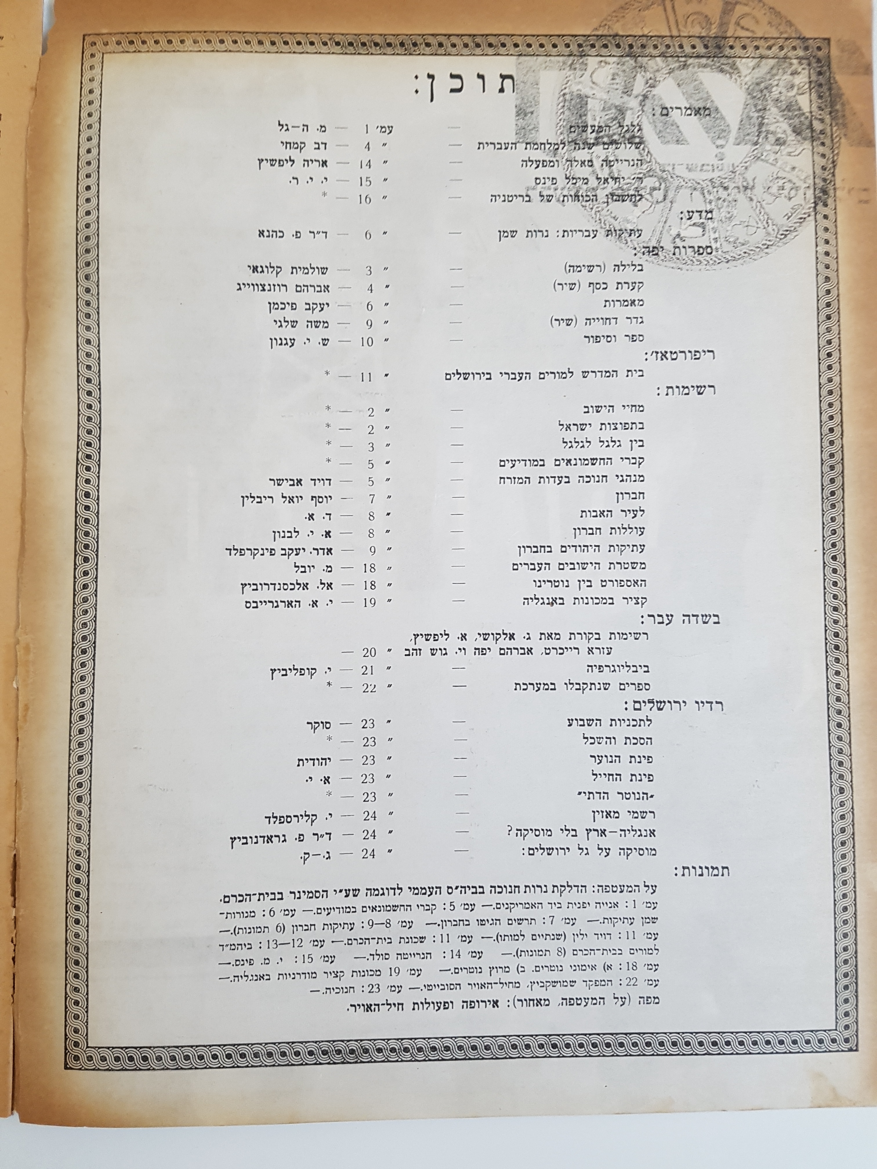   Photo: Inside Front Cover