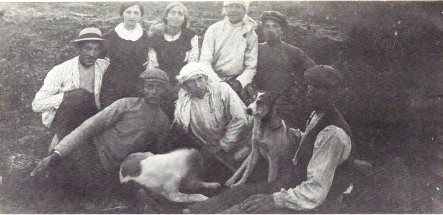  קבוצת פועלים ומתישבים ב-1914